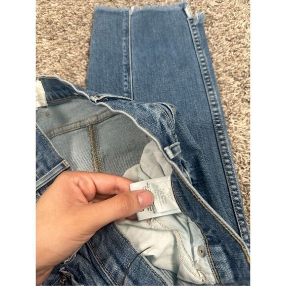 McGuire Denim Lido High Rise Step Hem Jeans Women’s 30 Slim Straight Denim - Picture 4 of 13